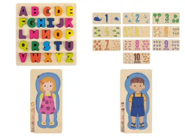 Bild 3 von LUPILU® Buchstaben-Steckspiel / Zahlen-Puzzle / Körper-Puzzle