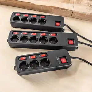 Powertec Electric Einzeln schaltbare Steckdosen