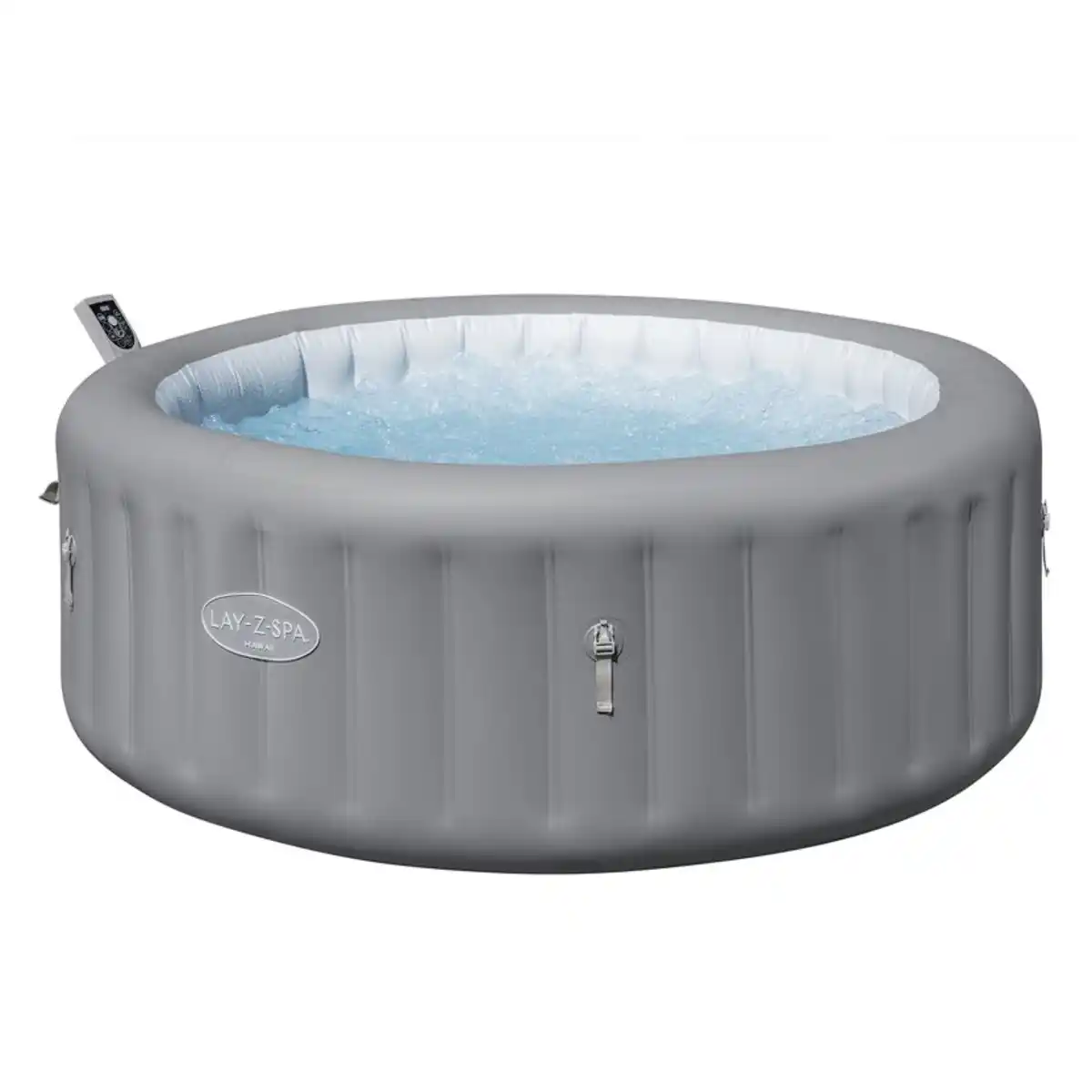 Bild 1 von Bestway Energiespar-Whirlpool 'LAY-Z-SPA® Hawaii AirJet™' grau Ø 196 x 71 cm, mit App-Steuerung