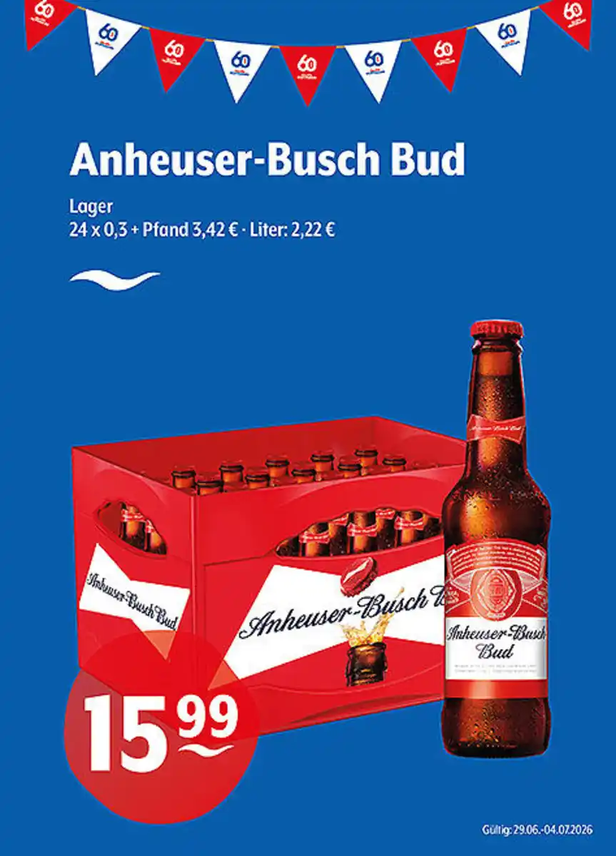 Bild 1 von Anheuser-Busch Bud Lager