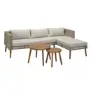 Bild 1 von Loungemöbelset 'Amira' für 3 Personen Kunststoffrattan
