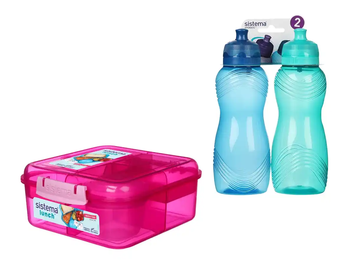 Bild 1 von SISTEMA Trinkflasche/Frischhaltebox