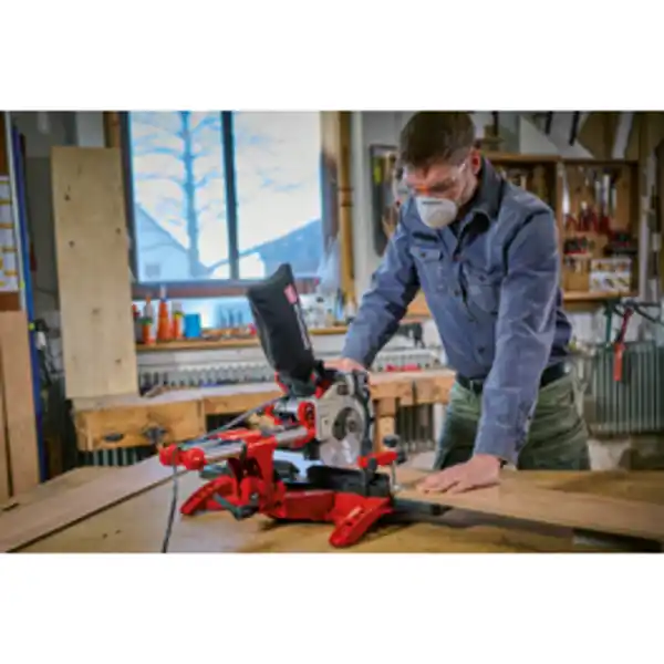 Bild 2 von EINHELL Zug-Kapp-Gehrungssäge »TC-SM 2131/2 Dual«, Sägeblatt Durchmesser: 210 mm, 1500 W