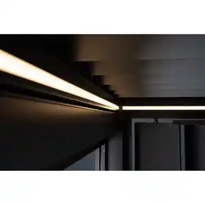 Biohort LED-Lichtband für Pergola 4,5x3,5/5x3/5x3,5/5,5x3m, warmweiß 820 cm