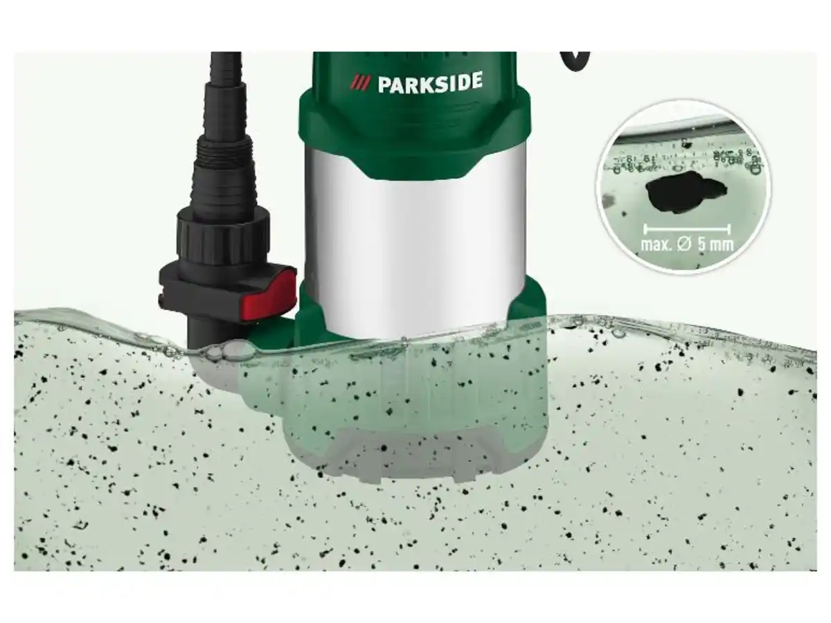 Bild 1 von PARKSIDE® Klarwasser-Tauchpumpe »PETPK 20.000 A1«""