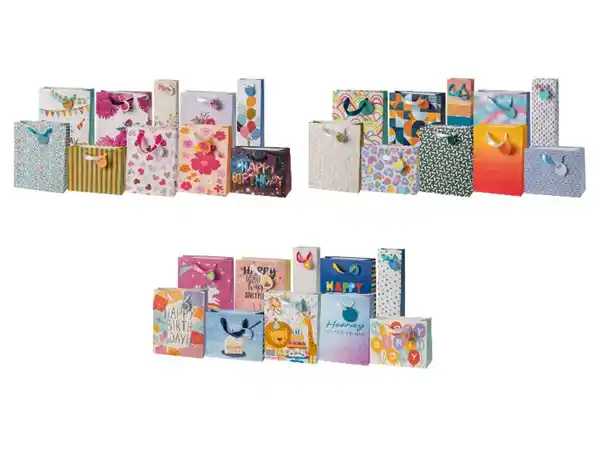 Bild 3 von CRELANDO® Geschenktaschen-Set, 10 Stück
