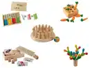 Bild 3 von LUPILU® Stäbchen-Spiel / Holz-Gedächtnisspiel / Buchstabenwürfel-Spiel / Karotten-Steckspiel / Kaktus-Steckspiel