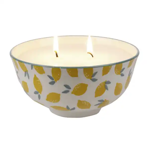 Bild 2 von HOME CREATION Mediterrane Kerze in Keramikschale