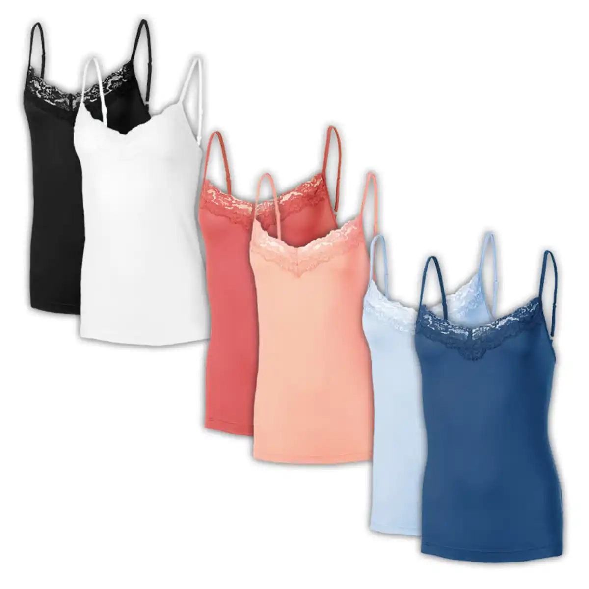 Bild 1 von Ellenor Modisches Top mit Spitze 2er Pack