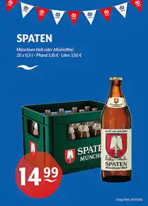 SPATEN Münchner Hell oder Alkoholfrei