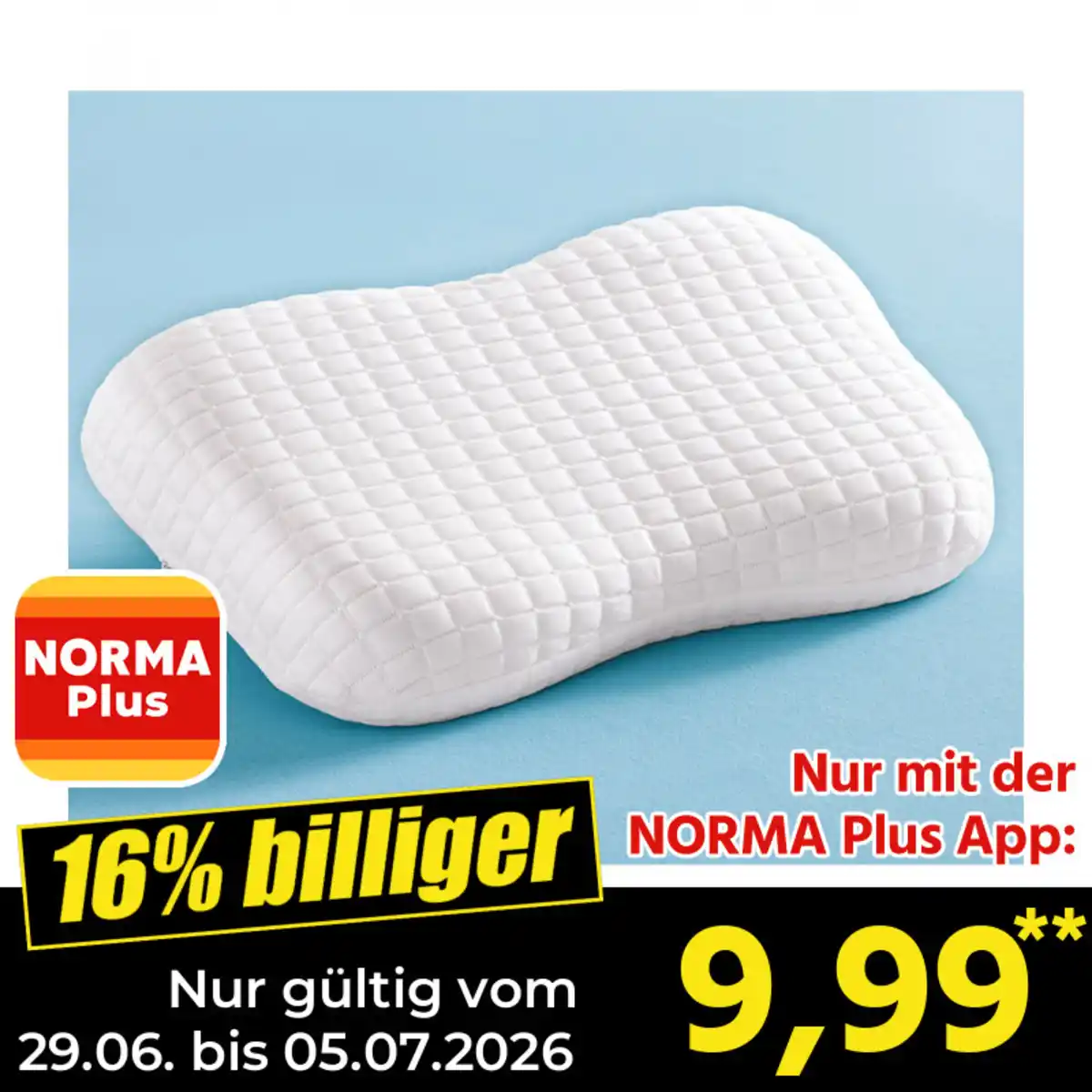 Bild 1 von Ortho-Vital Viskoelastisches Nackenstützkissen "Freeze"
