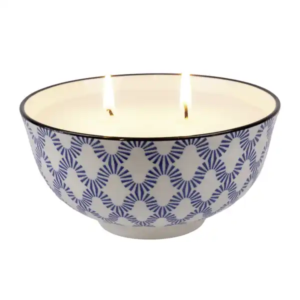 Bild 3 von HOME CREATION Mediterrane Kerze in Keramikschale