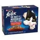 Bild 1 von Felix Geschmacksvielfalt vom Land in Gelee Katzenfutter 12 x 85gn