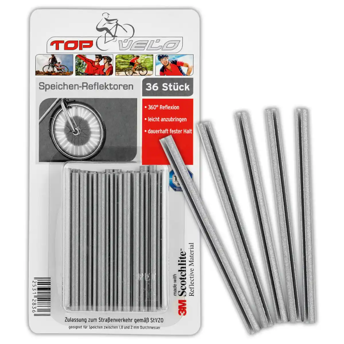 Bild 1 von Top Velo Speichen-Reflektoren 44er-Set