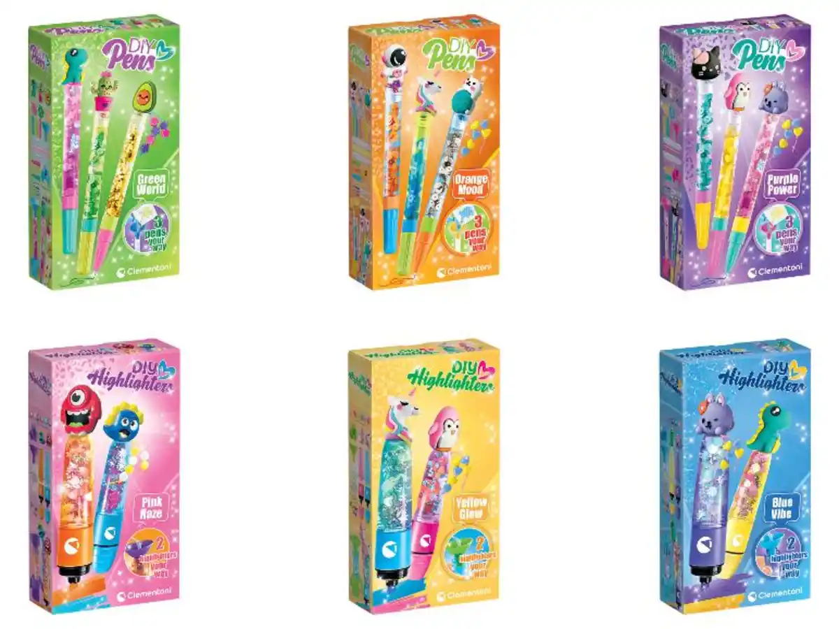 Bild 3 von CLEMENTONI Malset »Tropical Green World / Monster Orange Mood / Fantasy-Purple Power / Crazy Summer / Sweet Pets / Trendy Animals«