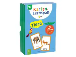 Kinder Lernkartenspaß,  40 stabilen