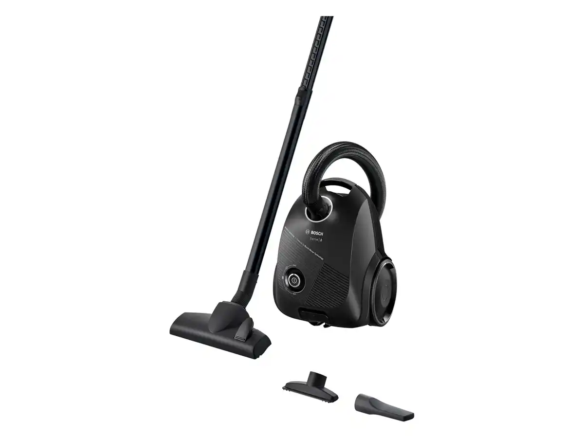 Bild 4 von BOSCH Staubsauger m. Beutel 900W max. Schwarz, BGDS2BAL Textilschlauch