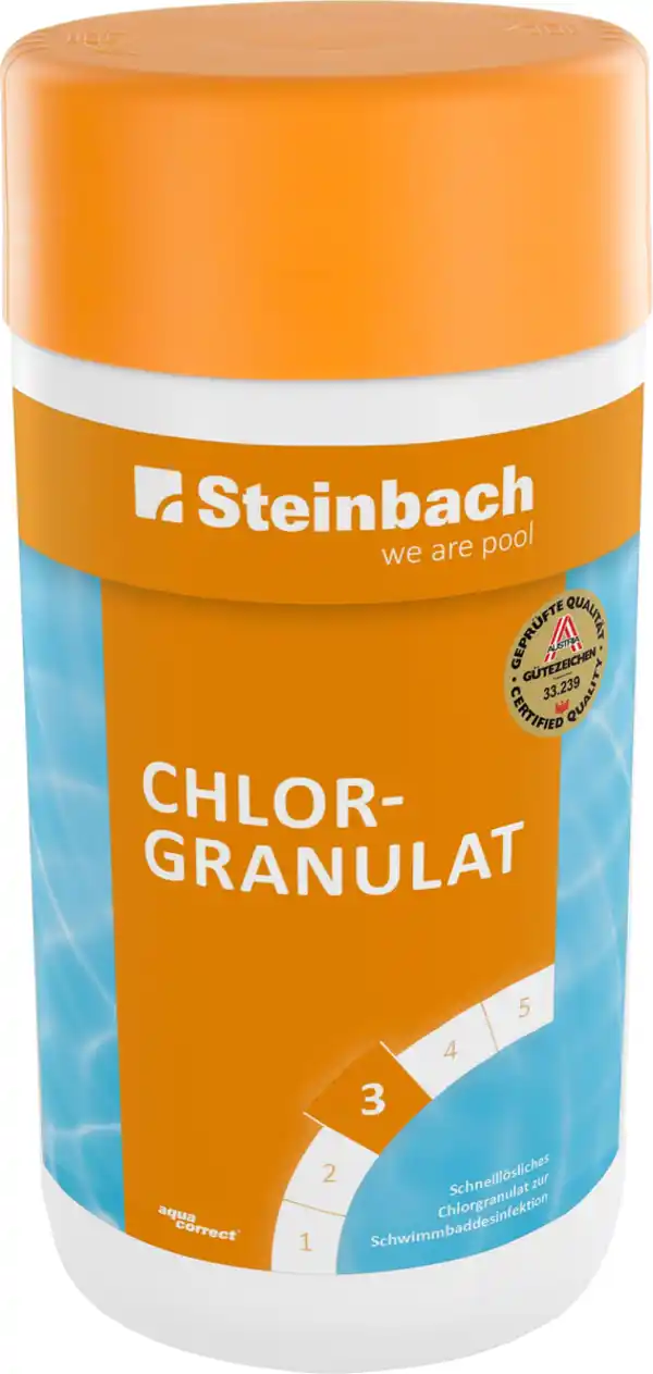 Bild 1 von Steinbach Poolpflege Chlorgranulat 1 kg, Chlorprodukt