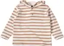 Bild 1 von ALANA Sweatshirt mit Kapuze & Ringel-Muster, beige & braun, Gr. 104, 1 St