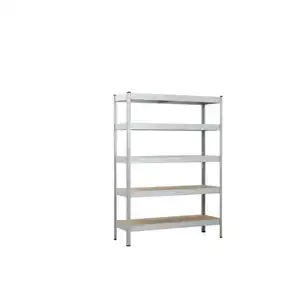 SCHULTE Regalwelt Schwerlast-Steckregal mit 5 Böden à 150 kg Traglast, verzinkt 180 x 120 x 40 cm