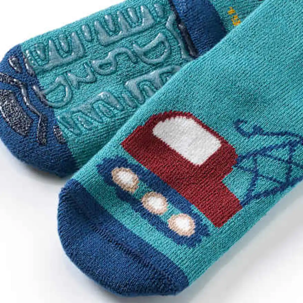 Bild 3 von ALANA Stoppersocken mit Bagger-Motiv, grün, Gr. 19/20, 1 St