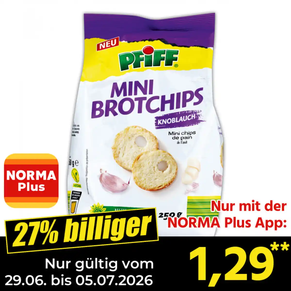 Bild 1 von Pfiff Mini-Brotchips