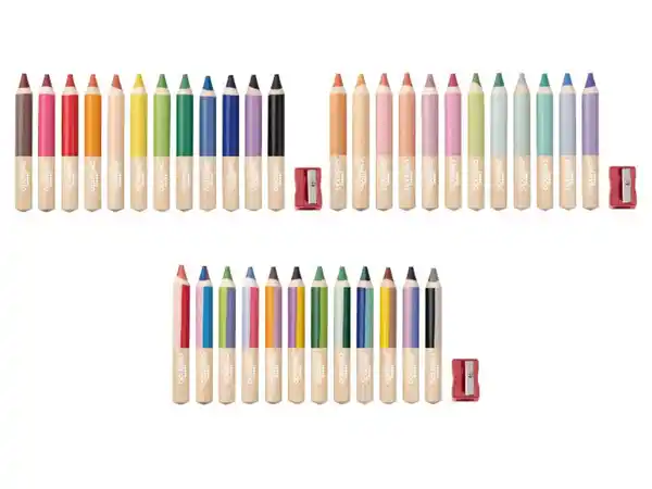 Bild 3 von CRELANDO® 3-in-1-Buntstifte, 12 Stück