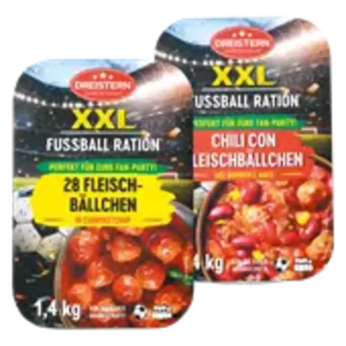 Bild 1 von Dreistern XXL Fußball Menüschale