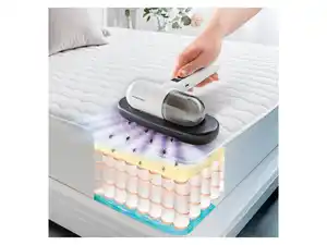 CLEANMAXX Akku-Milben-Handstaubsauger