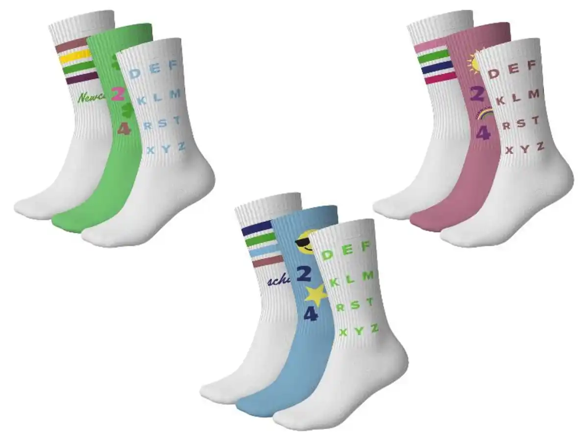 Bild 3 von Kinder Tennissocken, 3 Stück