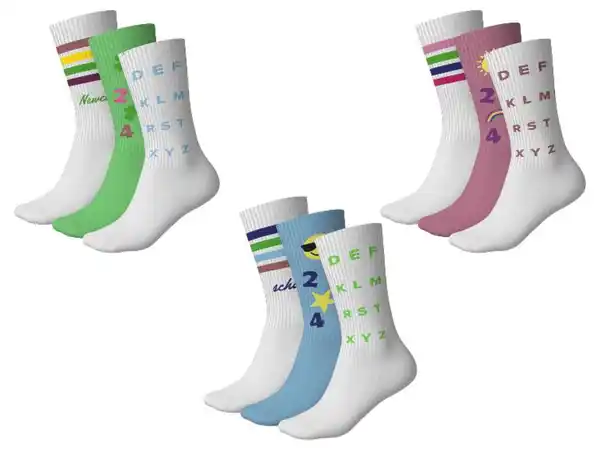 Bild 3 von Kinder Tennissocken, 3 Stück