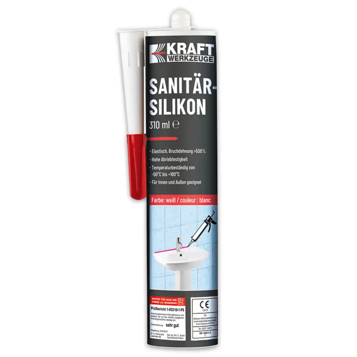 Bild 1 von Kraft Werkzeuge Sanitär-Silikon
