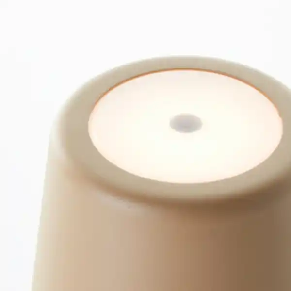 Bild 2 von Brelight Akku-Tischleuchte »KAAMI«, ØxH: 10 x 37 cm, 310 lm, warmweiß, cappuccino matt