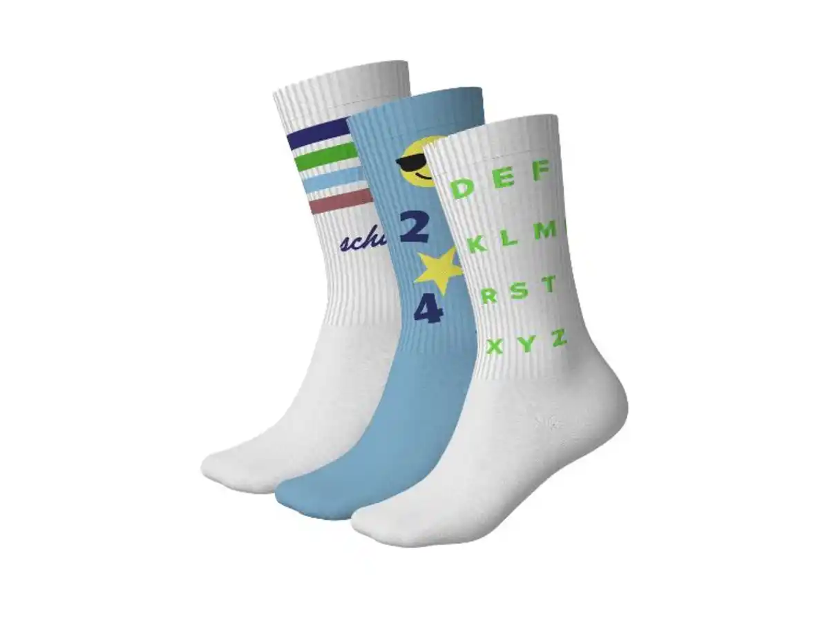 Bild 1 von Kinder Tennissocken, 3 Stück