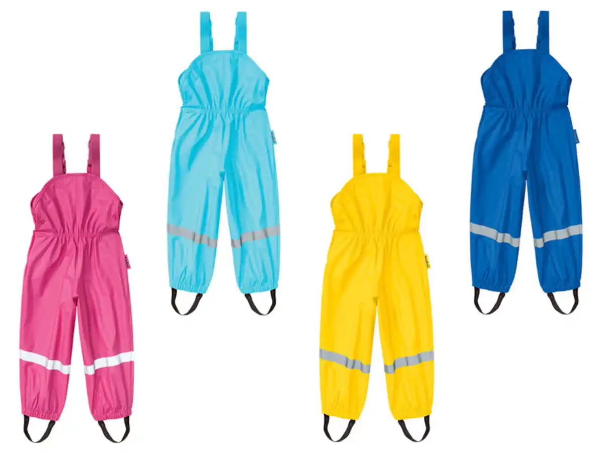 Bild 3 von PLAYSHOES Kleinkinder Regenlatzhose, wind- und wasserdicht
