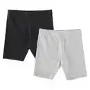 Bild 1 von L&D Kinder Radlerhose 2er Set, Schwarz/Grau, Gr. 110