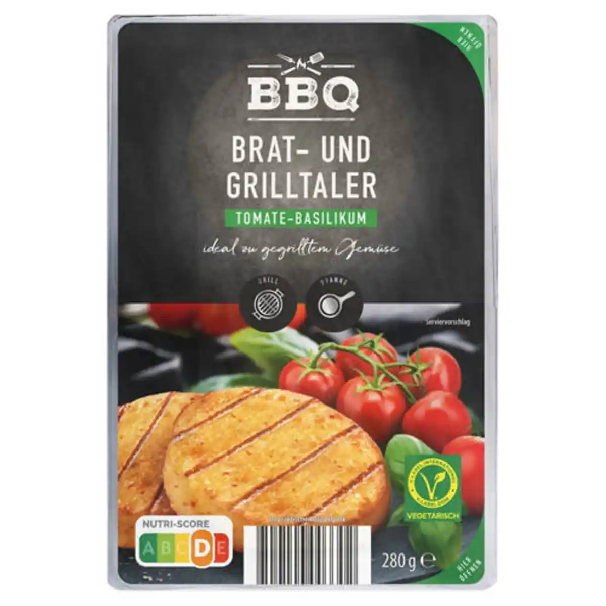 Bild 1 von BBQ Brat- und Grillkäsetaler, Tomate-Basilikum 280 g