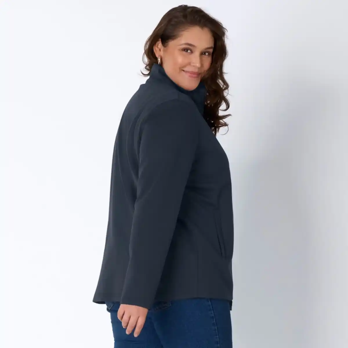 Bild 4 von Damen-Sweatjacke mit Viskose, große Größen
