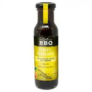 BBQ Streetfoodsaucen 230 ml, Soja-Sesam-Ingwer