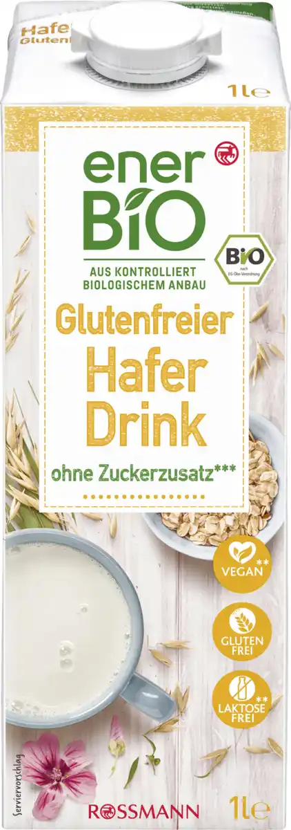 Bild 1 von enerBiO Hafer Drink Glutenfrei, 1 L