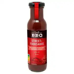 BBQ Streetfoodsaucen 230 ml, Jalapeno-Tomate-Paprika
