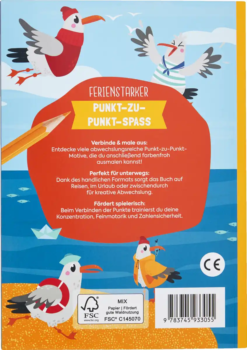 Bild 2 von EMF Beschäftigungsbuch Mein ferienstarkes Punkt-zu-Punkt Malbuch