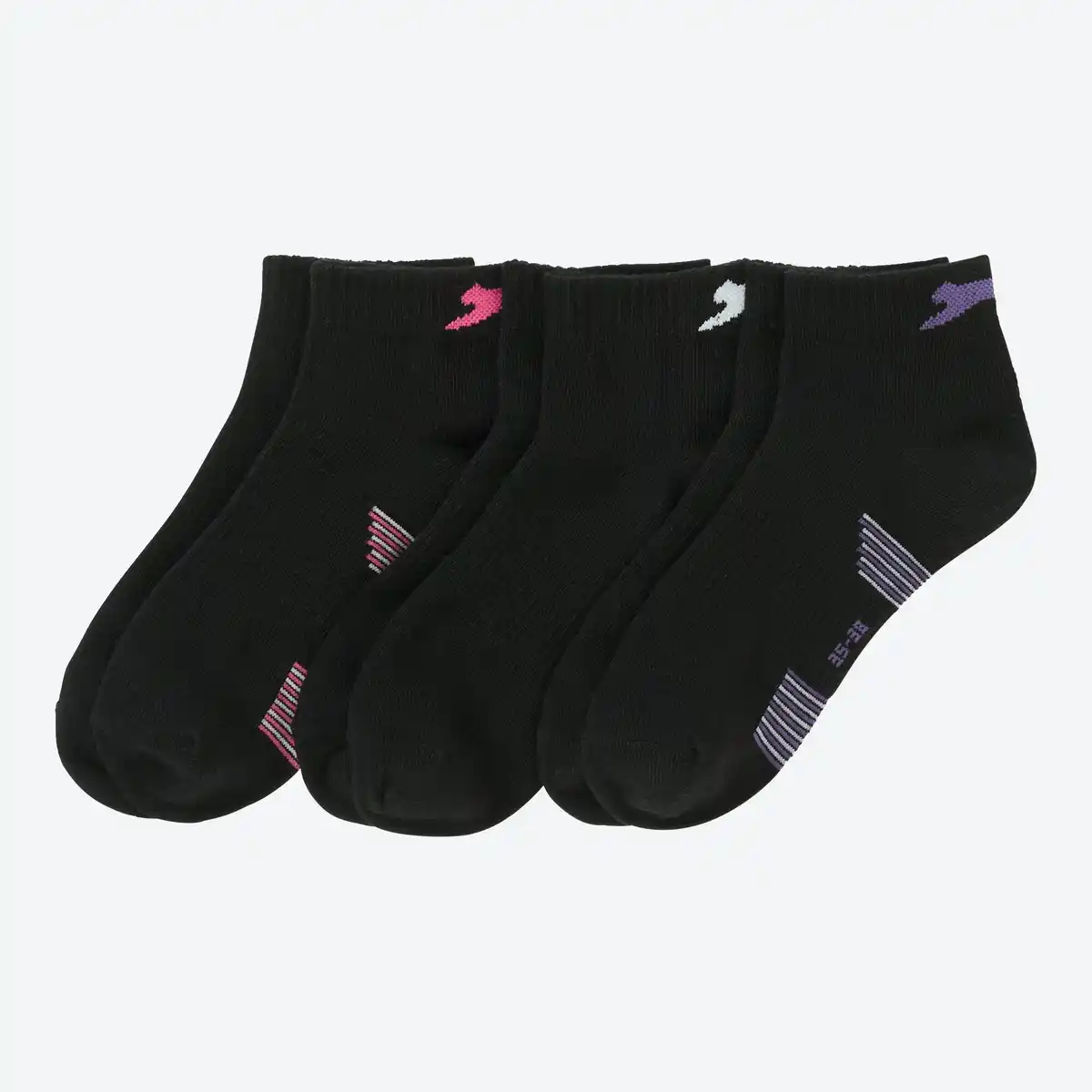 Bild 1 von Slazenger Damen-Sneaker-Socken mit Dehnungszone, 3er-Pack
