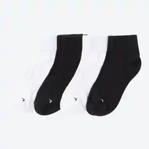 Damen-Sport-Sneaker-Socken mit Komfortbund, 4er-Pack