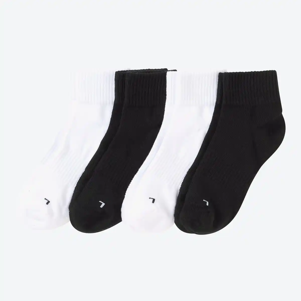 Bild 1 von Damen-Sport-Sneaker-Socken mit Komfortbund, 4er-Pack