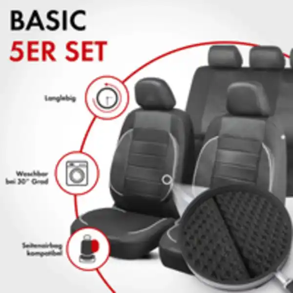 Bild 2 von Autositzbezug Rover Coll. Premium Zipp-It - schwarz