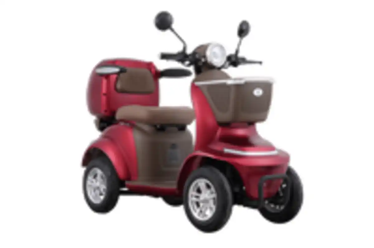Bild 3 von E-Seniorenmobil Lunar SC PREMIUM, Bleigel, 4-Rad 1000W Bordeaux