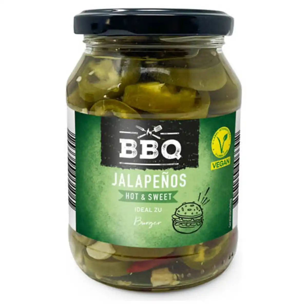 Bild 1 von BBQ Jalapenos 175 g, Hot & Sweet