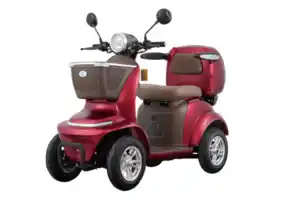 E-Seniorenmobil Lunar SC PREMIUM, Bleigel, 4-Rad 1000W Bordeaux