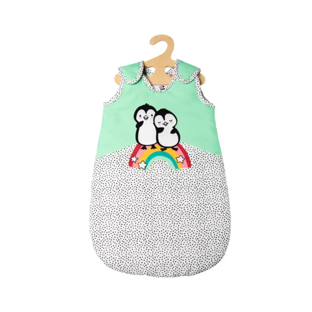 Bild 1 von Puppenschlafsack - Pinguin Pünktchen - Größe 35 - 45 cm